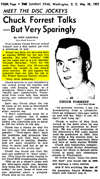 WPGC Articles - 05/19/57 - Sunday Star - Chuck Forrest Talks - But Very Sparingly