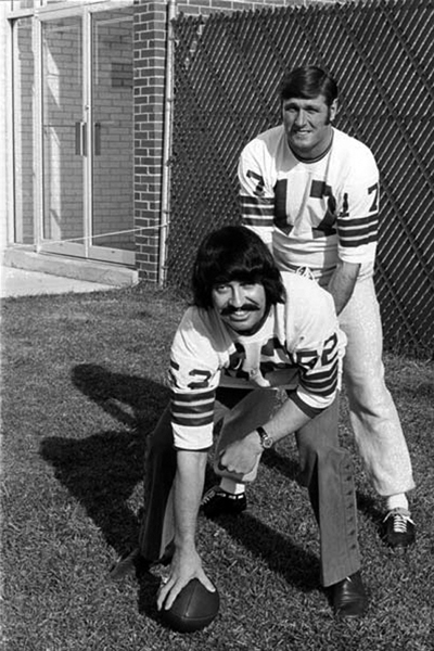 WPGC - Harv Moore with Redskins Quarterback, Billy Kilmer