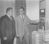 WPGC GM, Bob Howard and Chief Engineer, Wayne Hetrich in 1968
