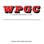 WPGC Reel To Reel Box Label - Block Letter Logo