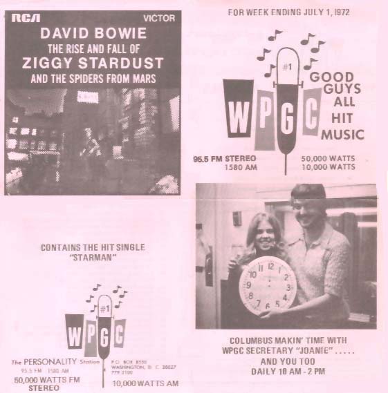 WPGC Music Survey Weekly Playlist - 07/01/72 - Outside