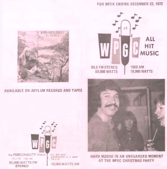 WPGC Music Survey Weekly Playlist - 12/23/72 - Outside