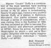WPGC - 'Cousin' Warren Duffy