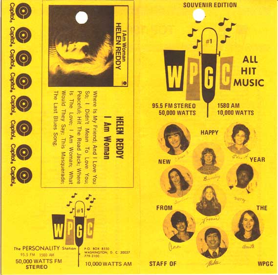 WPGC All Hit Music Top 100 Hits of 1972