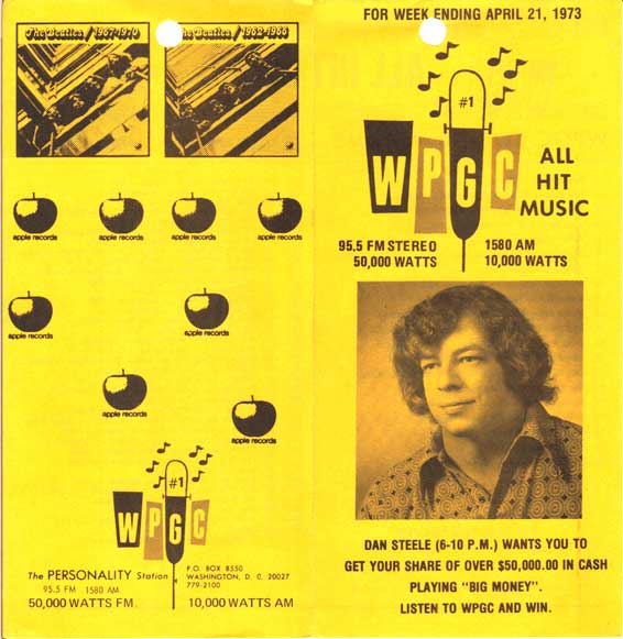 WPGC Music Survey Weekly Playlist - 04/21/73 - Outside