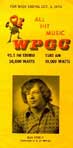 WPGC Music Survey Weekly Playlist - 10/05/74 - Front