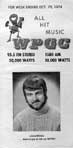 WPGC Music Survey Weekly Playlist - 10/25/74