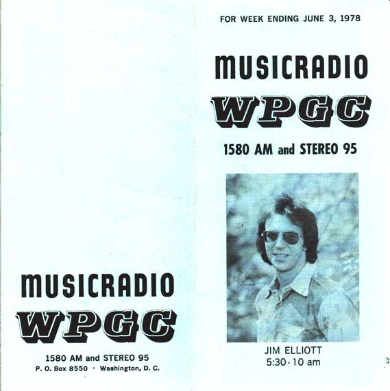 WPGC Music Survey Weekly Playlist - 06/03/78 - Outside