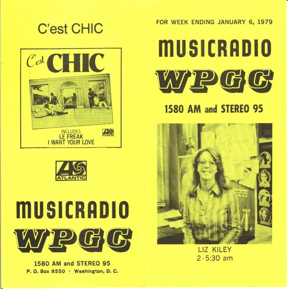 WPGC Music Survey Weekly Playlist - 01/06/79 - Outside