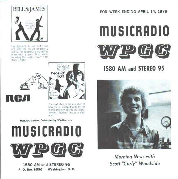 WPGC Music Survey Weekly Playlist - 04/14/79 - Outside