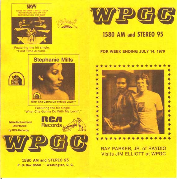 WPGC Music Survey Weekly Playlist - 07/14/79 - Outside