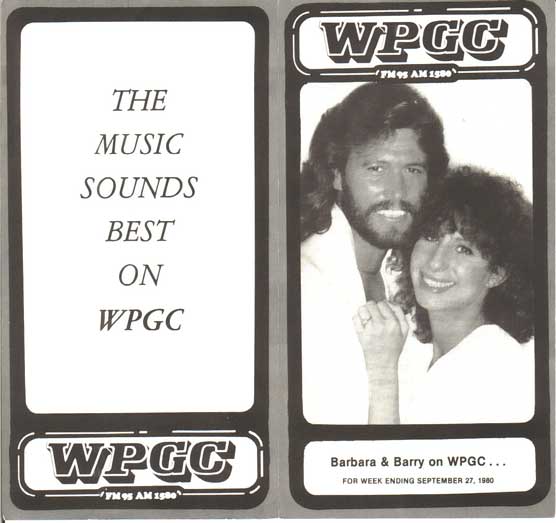 WPGC Music Survey Weekly Playlist - 09/27/80 - Outside