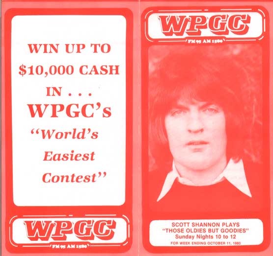 WPGC Music Survey Weekly Playlist - 10/11/80 - Outside