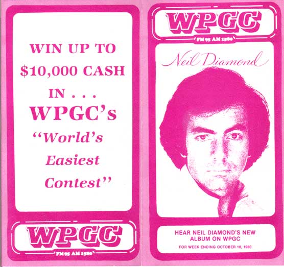 WPGC Music Survey Weekly Playlist - 10/18/80 - Outside