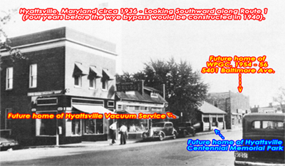WPGC - Hyattsville - Looking Southward along Route 1