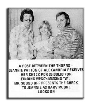 WPGC Photo - Harv Moore, Jeannie Patton, Mr. Sound Off