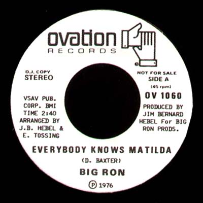WPGC - Everybody Knows Matilda - Big Ron O'Brien