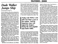 WPGC - Dude Walker Jumps Ship