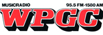 WPGC Bumpersticker - Block Letter Logo with Musicradio positioner
