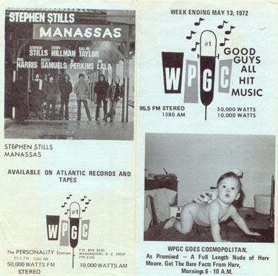 WPGC Music Survey Weekly Playlist - 05/13/72 - Outside