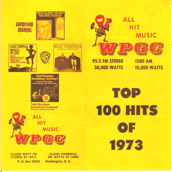 WPGC TOP 100 HITS - '73