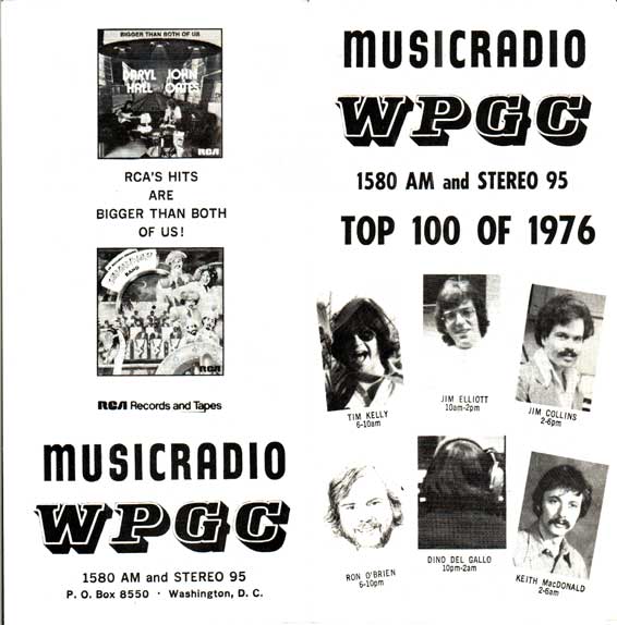 WPGC TOP 100 FOR 1976