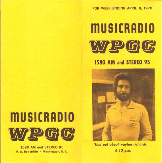 WPGC Music Survey Weekly Playlist - 04/08/78 - Outside