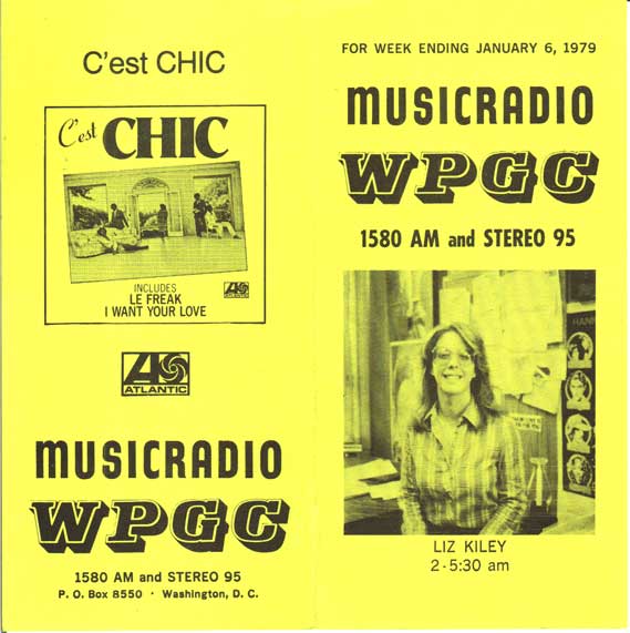 WPGC Music Survey Weekly Playlist - 01/06/79 - Outside
