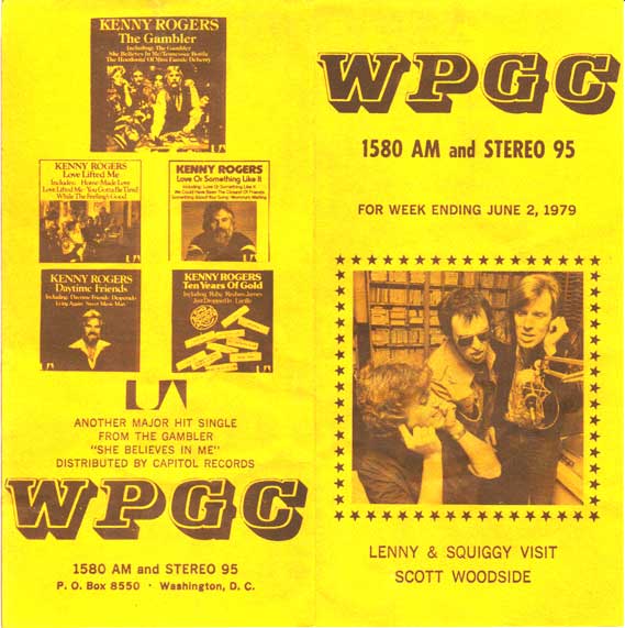 WPGC Music Survey Weekly Playlist - 06/02/79 - Outside