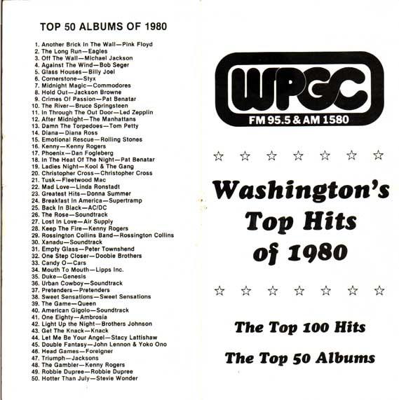 WPGC TOP 100 HITS OF 1980